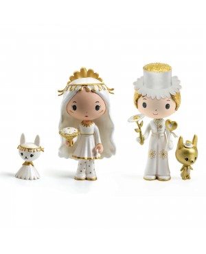 Tinyly-Figurine Marguerite et Léopold