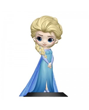 DISNEY - Figurine de Collection Q posket Elsa couronne 14cm (Re-run)