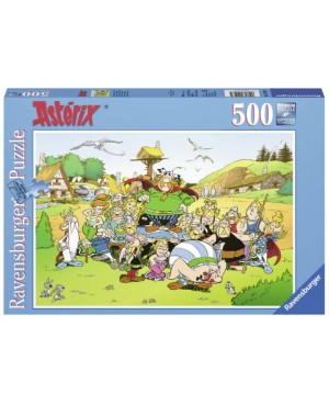 Puzzle 500 pièces-Astérix au village