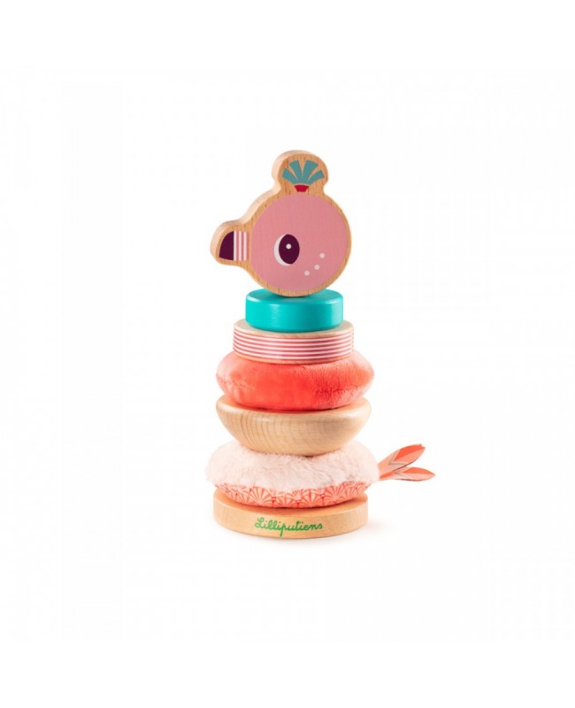 Pyramide-à-empiler-Anaïs-le-flamant-rose-Lilliputiens