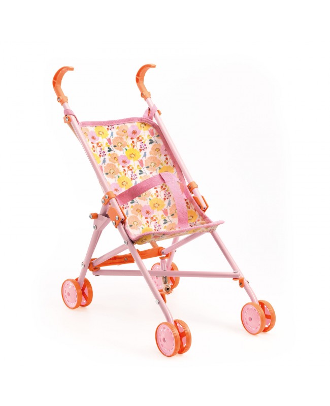 Poussette-Flowers-54 cm-Djeco