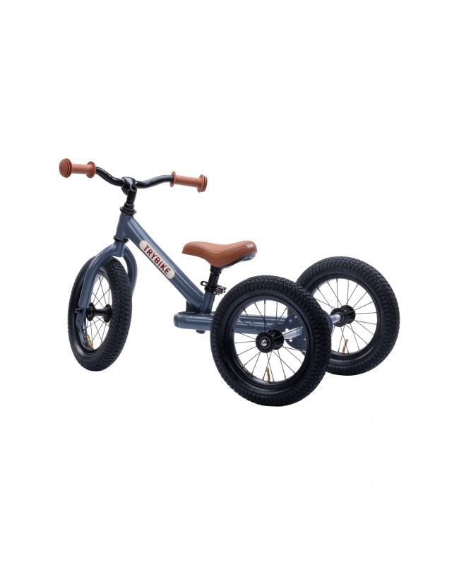 DRAISIENNE TRICYCLE 2 EN 1 ANTHRACITE 3 ROUES EVOLUTIVE – TRYBIKE