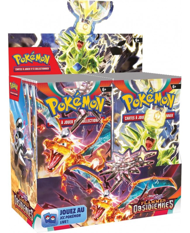 Pokémon EV03 Booster Écarlate et Violet Flammes Obsidiennes