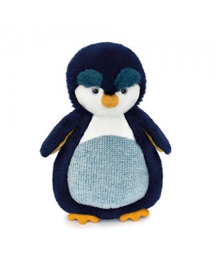 Peluche Pingouin bleu marine - 25 cm