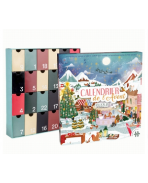 Calendrier Avent Village Noël