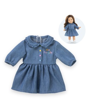 Robe Denim Manches Longues...