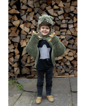 Cape câline verte T-Rex 3-4...