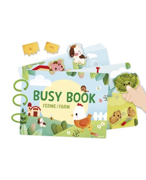 Busy-book Ferme en carton