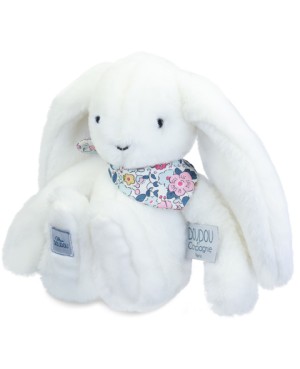 Peluche lapin blanc 25 cm -...