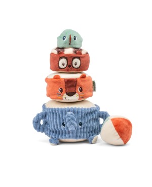 Pyramide sonore en tissu à...