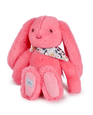 Peluche Lapin corail– 25 cm...