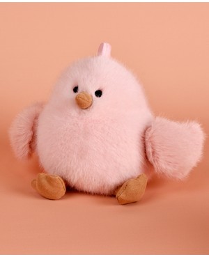 Peluche paques poussin rose...