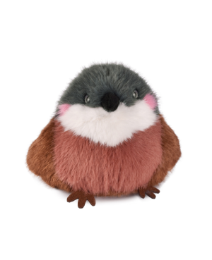 Peluche oiseau Moineau - 15 cm