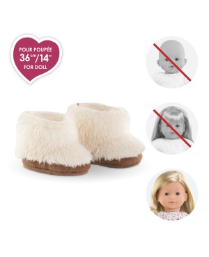 Bottes Moumoute Ivoire pour...