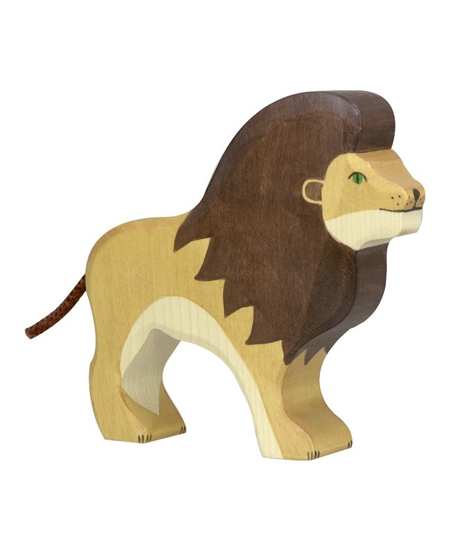 Lion en bois