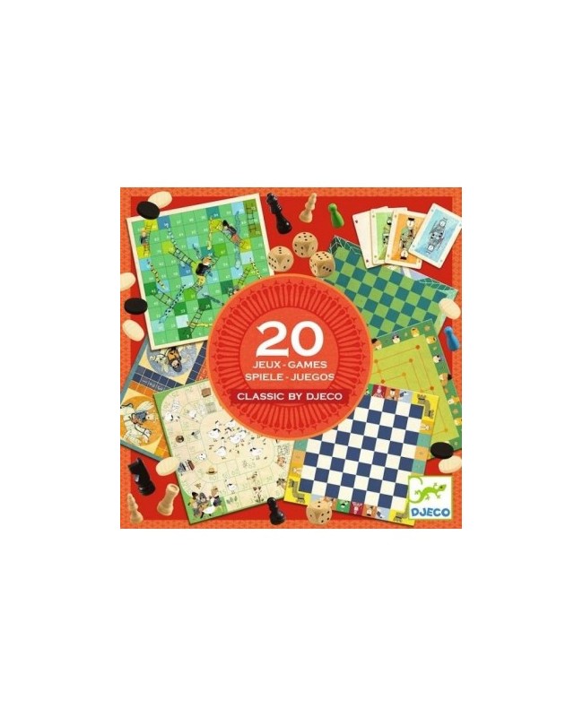 classic box 20 jeux Djeco