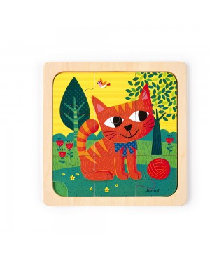 Puzzle Chat Felix 9 Pieces En Bois Vente De Jeux Et Jouets Sur Adel