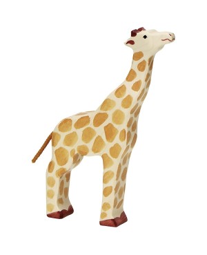 Girafe, tête haute Holztiger