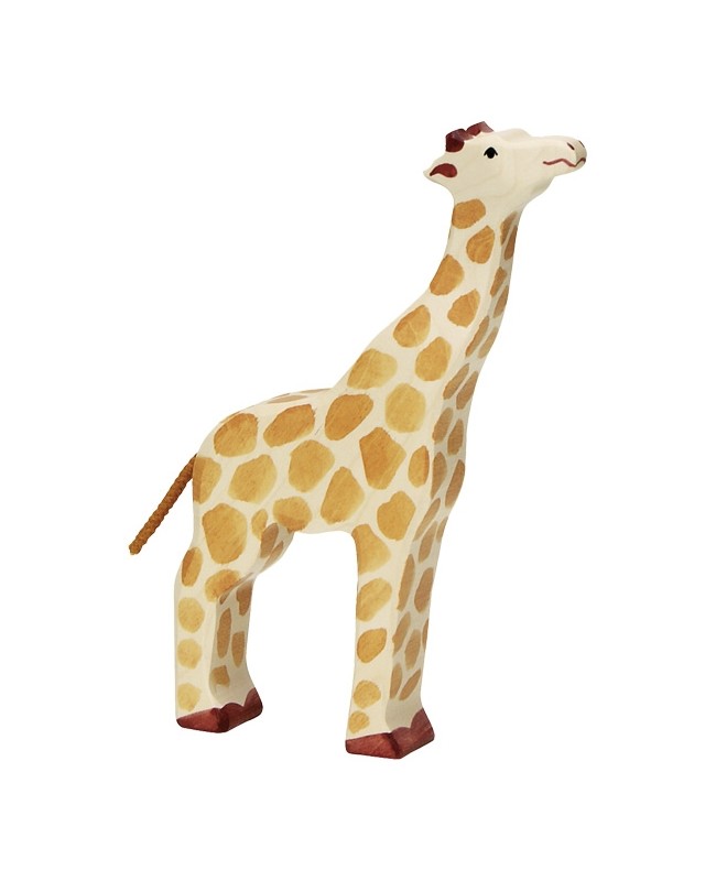 Girafe, tête haute Holztiger