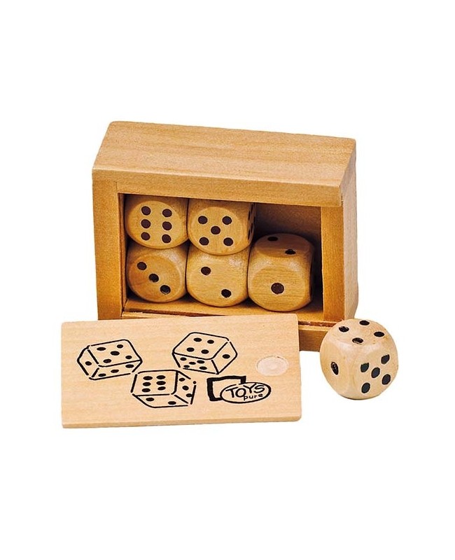 Boîte-de-6-dés-en-bois