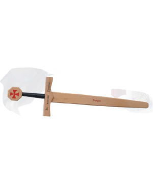 Epée en bois Croix Templière