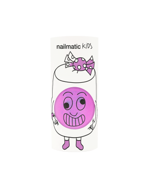 Vernis enfant base eau - Marshi - lilas néon nacré Nailmatic