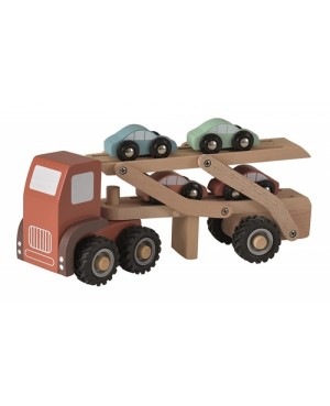 Camion de transport pour voitures en bois Egmont